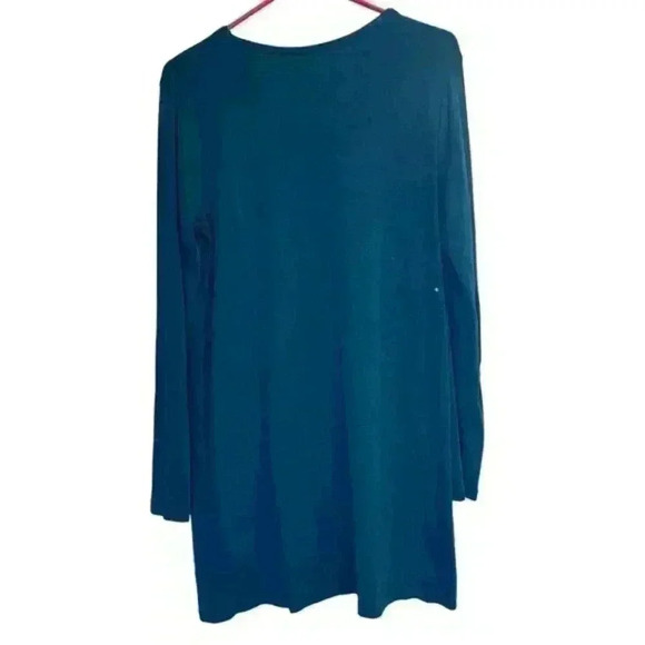 J.jill Delicate Trim Tunic Pima‎ Cotton Size Medium - Picture 4 of 6